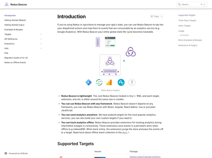 Redux Beacon screenshot
