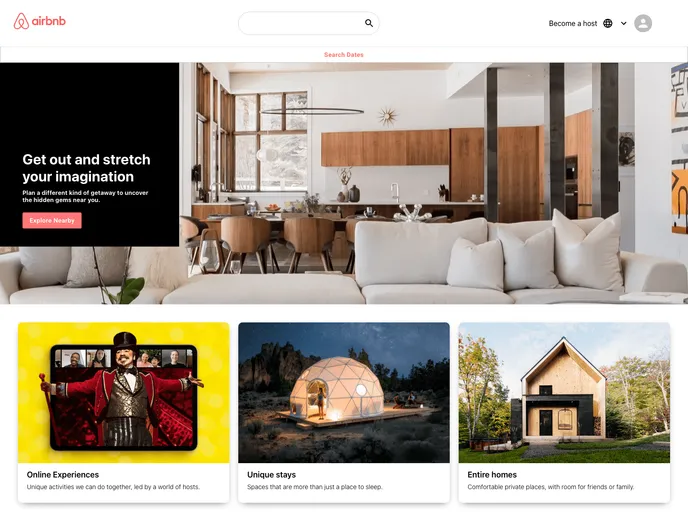Airbnb Clone React screenshot