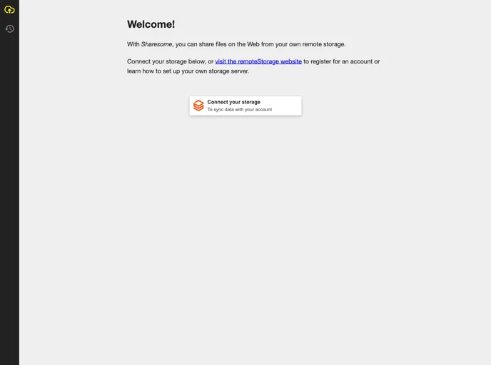 screenshot of Sharesome