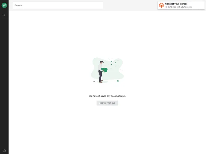 screenshot of Webmarks