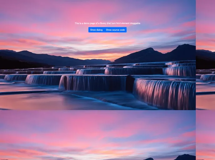 screenshot of DraggableDialog