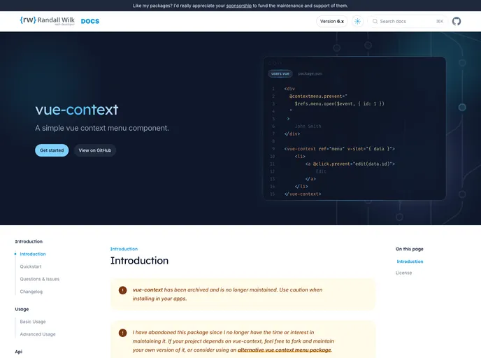 Vue Context