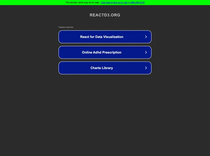 screenshot of React D3 Core