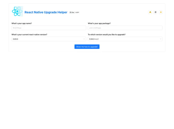 Upgrade Helper screenshot