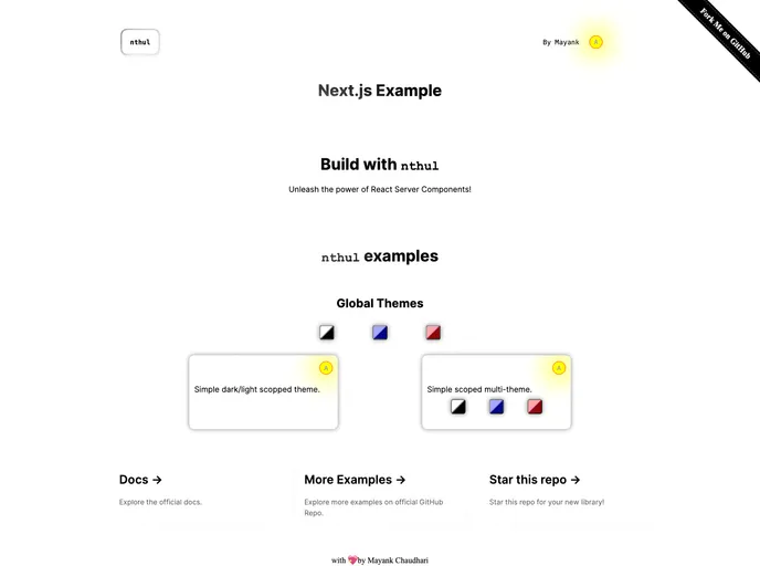 Nextjs Themes Ultra screenshot