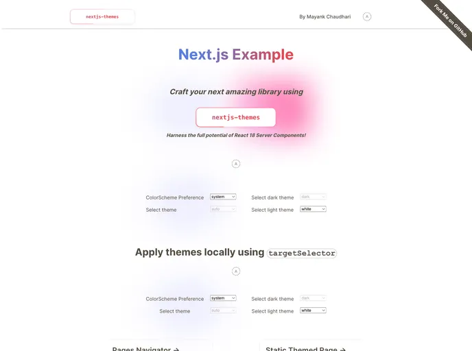 React18 Themes screenshot