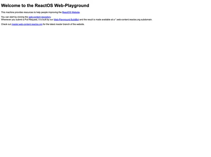 screenshot of Web Content