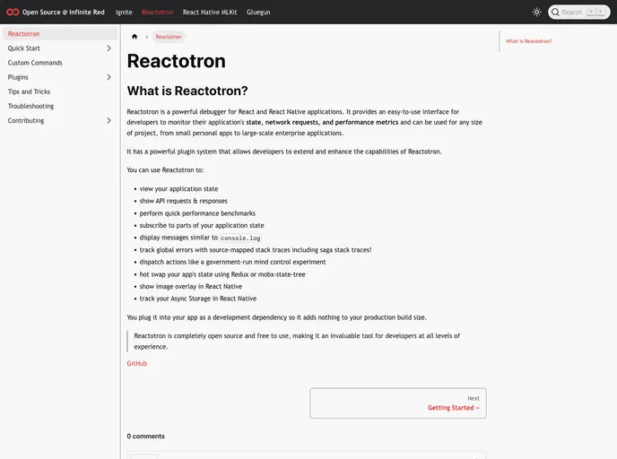 Reactotron screenshot
