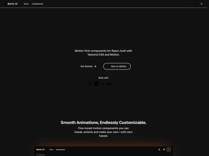 screenshot of Berlix