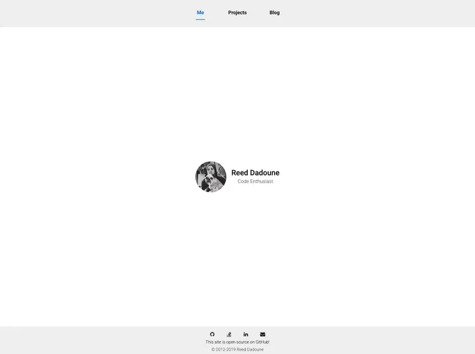 screenshot of Dadoune.com