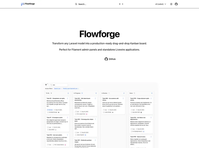 Flowforge screenshot