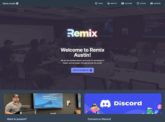 screenshot of Remixaustin Com