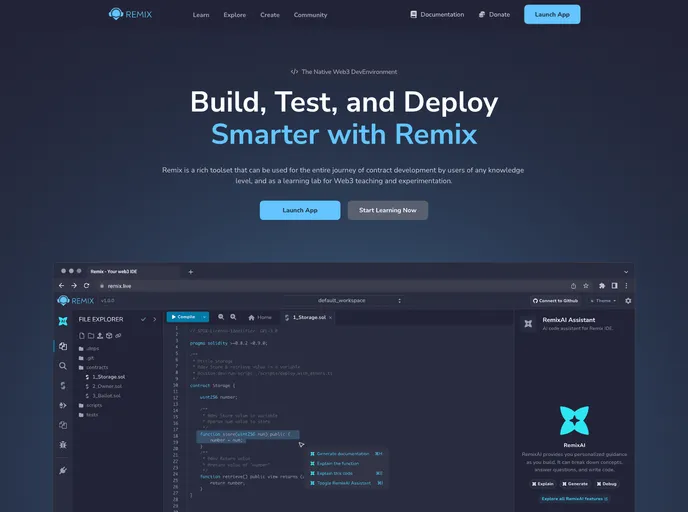 Remix Project screenshot