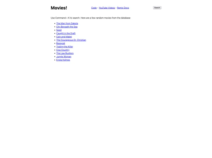 Example Movies