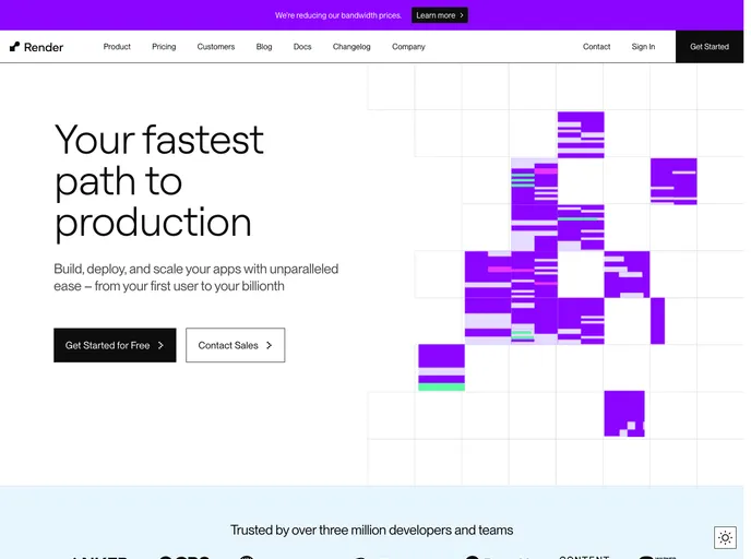 screenshot of Flask Hello World