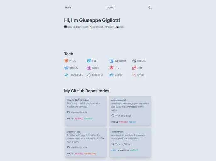 screenshot of Webpack Server