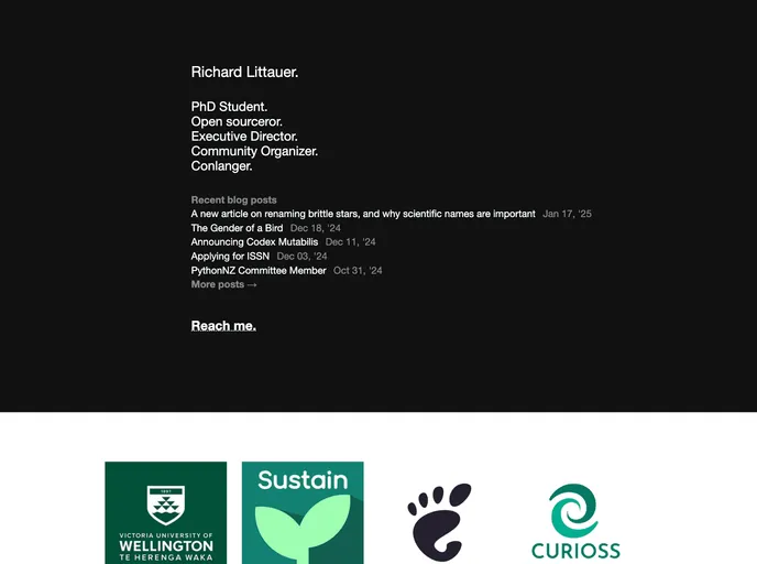 screenshot of Burntfen.com