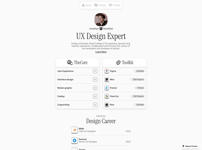 screenshot of AuthThink