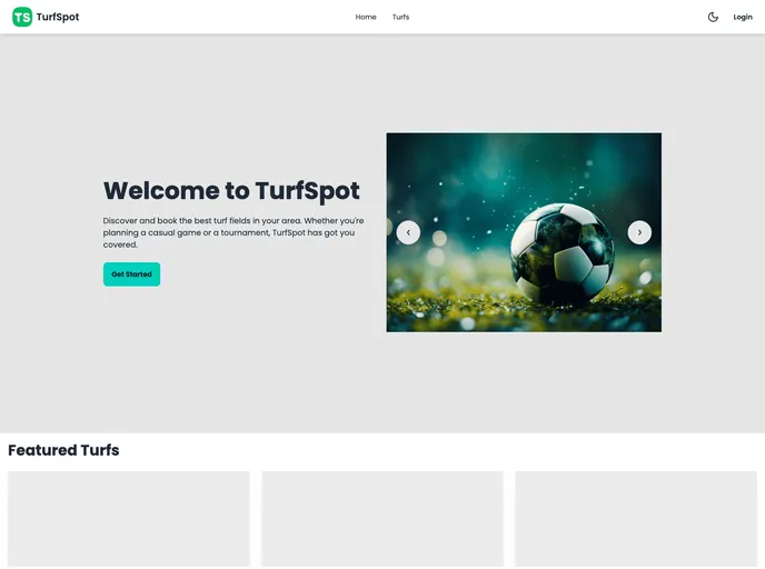 screenshot of TurfSpot