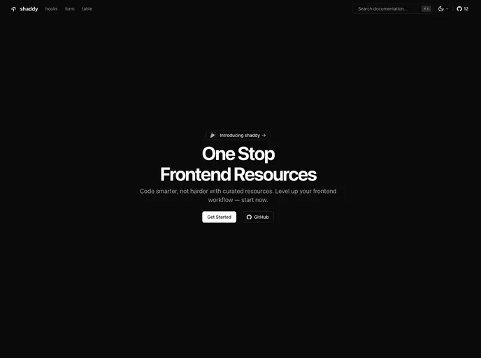 screenshot of Shaddy