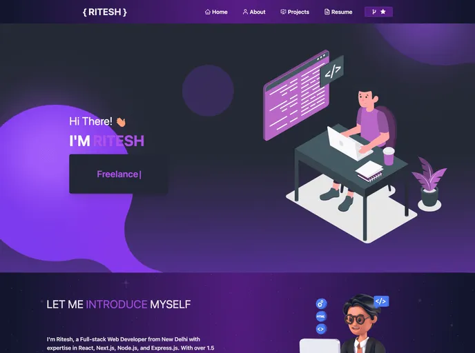 Portfolio screenshot