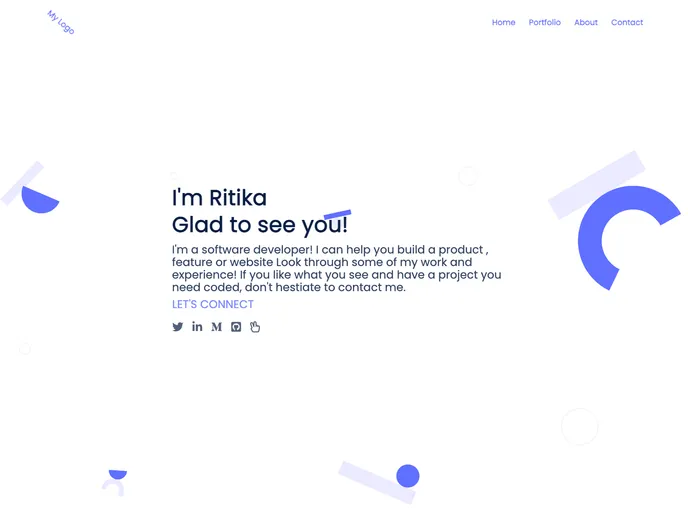 screenshot of My Portfolio