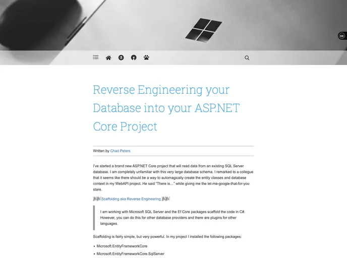 screenshot of Rimdev Blog