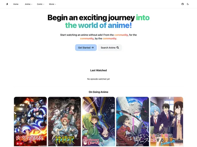 screenshot of Otakudesu Fe