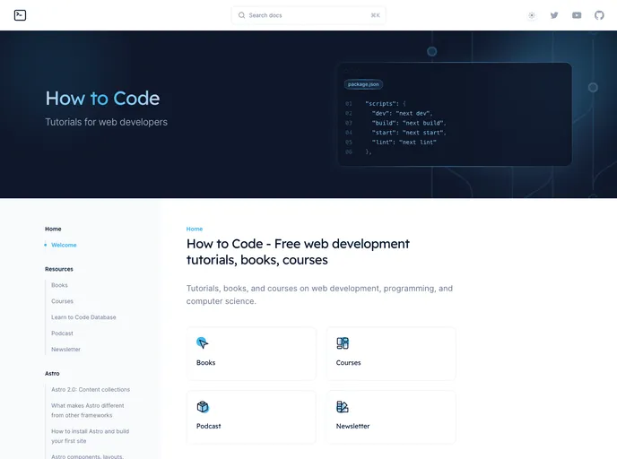 screenshot of Howtocode Understanding The Jamstack
