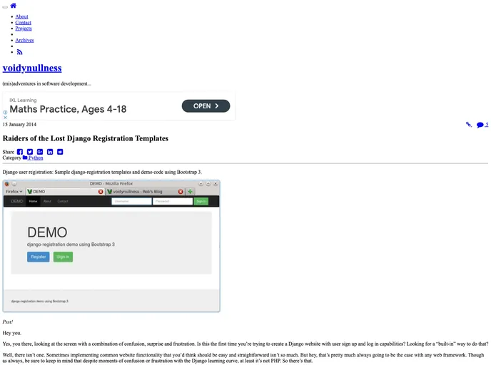 screenshot of Django Rotldrt