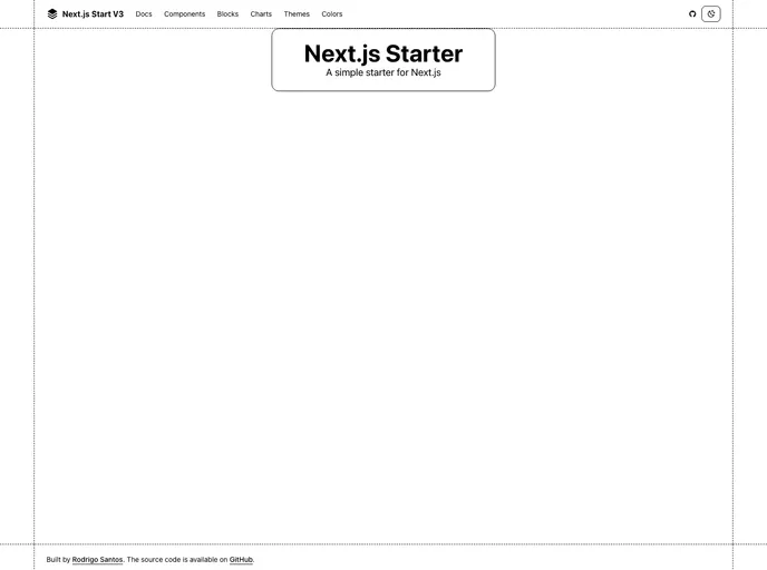 screenshot of Next Start