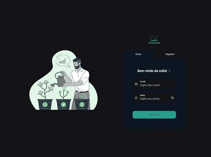 screenshot of DashFinances