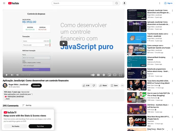 screenshot of Controle De Despesas