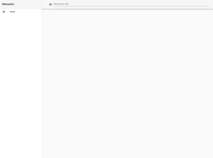 screenshot of Monastic Browser