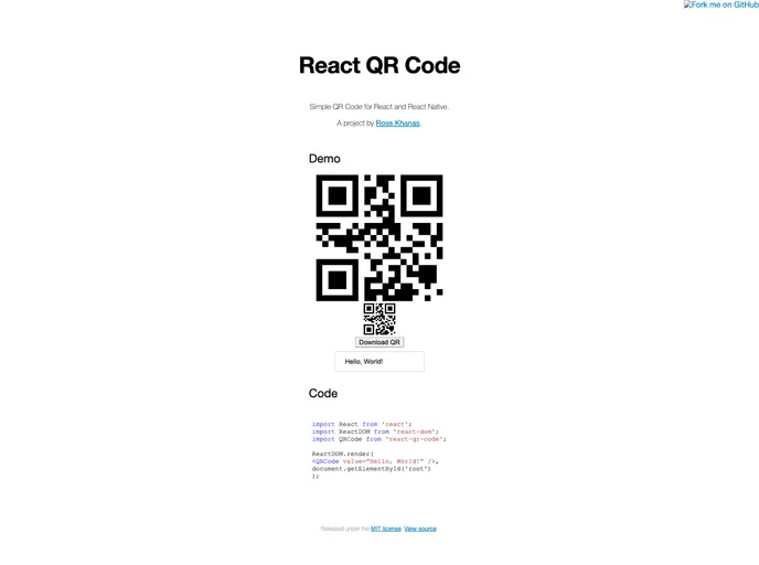React Qr Code