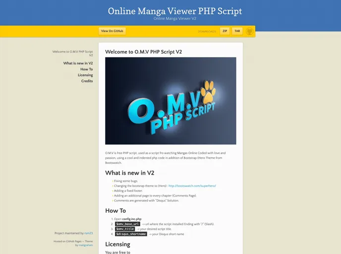 screenshot of O.M.V V2