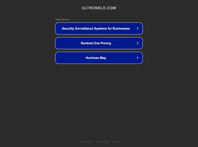screenshot of Ultron Ele