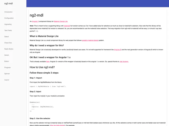 screenshot of Ng2 Mdl