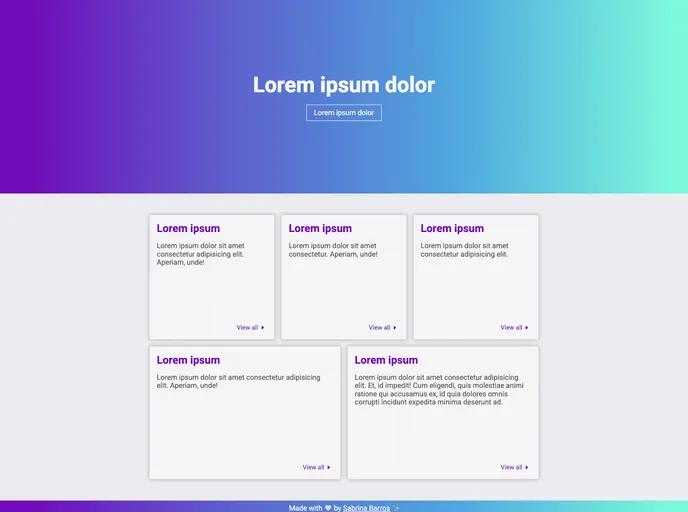screenshot of Ditto Boilerplate