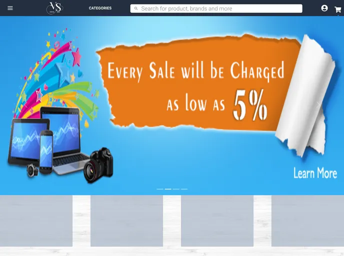 screenshot of Virtual Shop