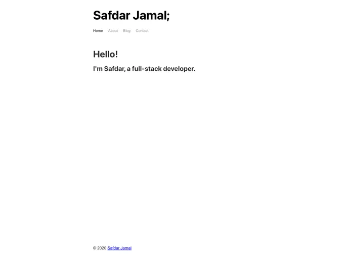 screenshot of Gatsby Markdown Blog