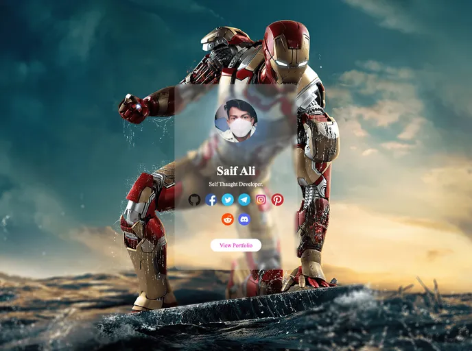 screenshot of Portfolio