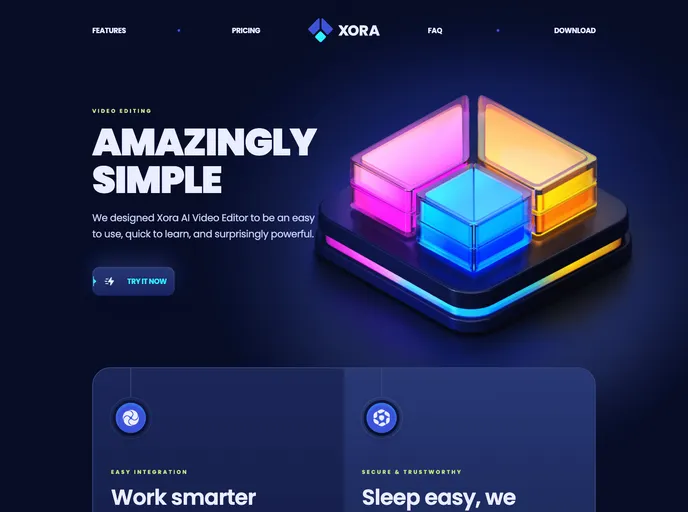 screenshot of Xora Saas