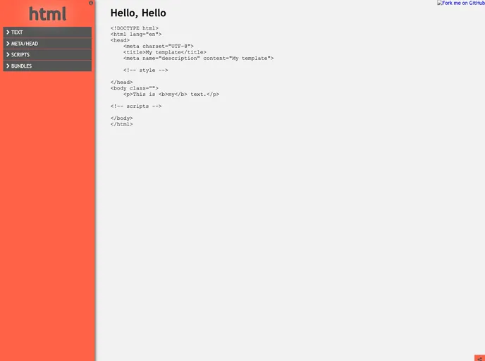 screenshot of Html Now