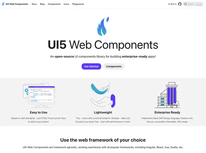 screenshot of Ui5 Webcomponents Sample Svelte