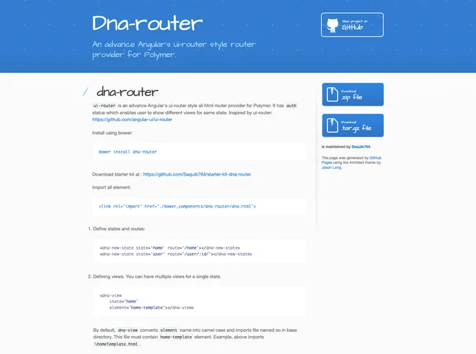 screenshot of Dna Router