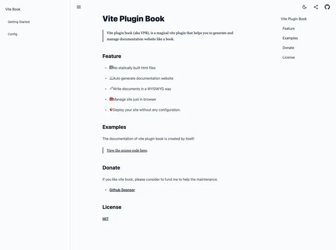 screenshot of Vite Plugin Book