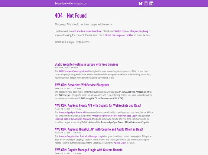 screenshot of Node Blog