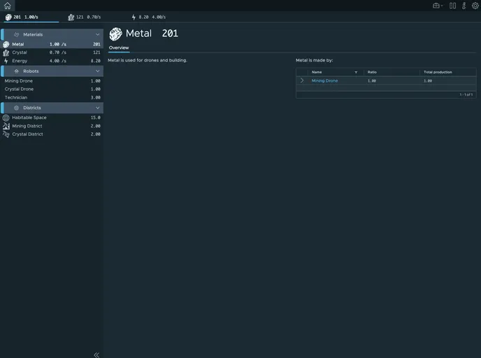 screenshot of IdleSpace