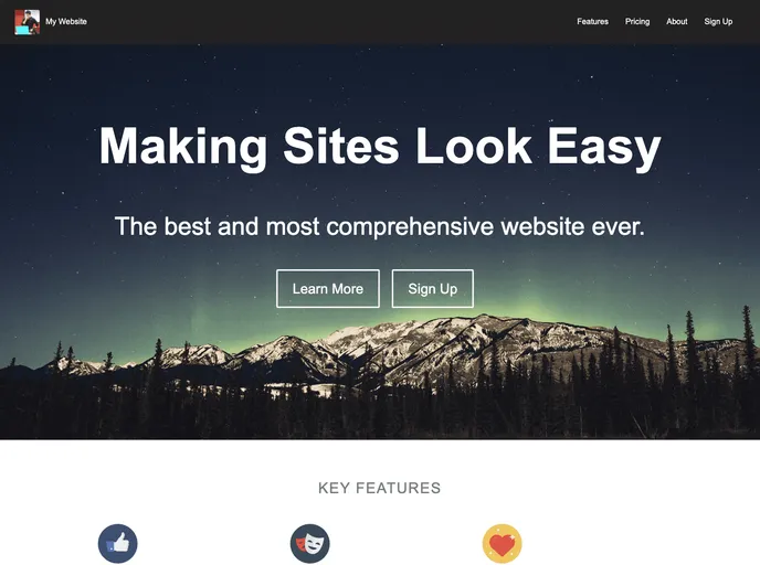 screenshot of Html Css Website Course